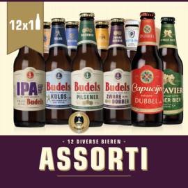 BUDELS ASSORTI BOX  - 12X1 30CL