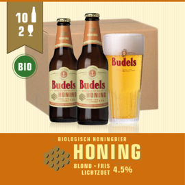 BUDELS HONING BIO - 10X30CL + 2GL.