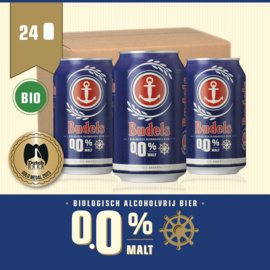 BUDELS 0.0% MALT BIO IN BLIK - 24X33CL