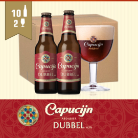 BUDELS CAPUCIJN DUBBEL- 10X30CL + 2GL.