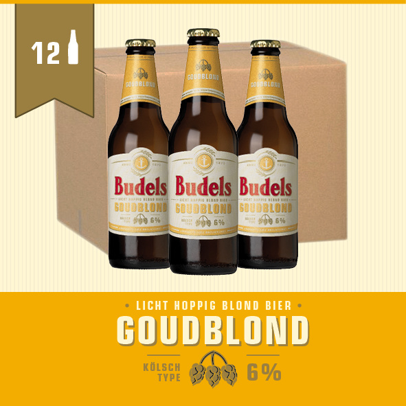 BUDELS GOUDBLOND - BOX - 12X30CL