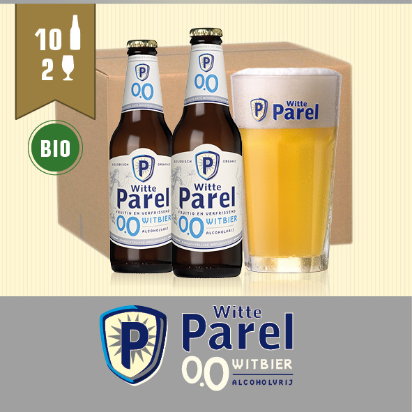 WITTE PAREL ALCOHOLVRIJ - 10X30CL + 2GL.