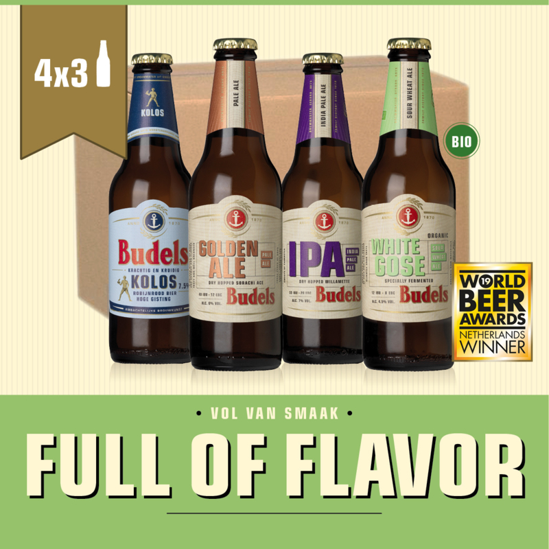 BUDELS FULL OF FLAVOR BOX - 4X3 30CL