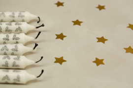 Eco-friendly Dinerkaarsen - Stars