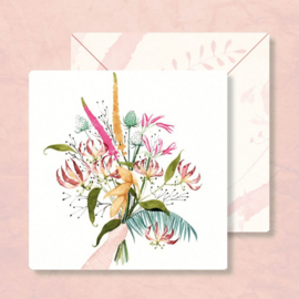Kaart Boeket bloemen, Zintenz