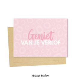 Ansichtkaarten - Geniet van je verlof - per 5 stuks