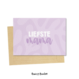 Ansichtkaarten - Liefste mama - per 5 stuks