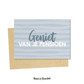 Ansichtkaarten - Geniet van je pensioen - per 5 stuks