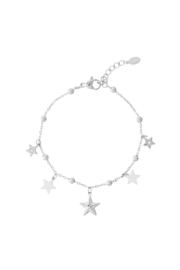 Armband star zilver