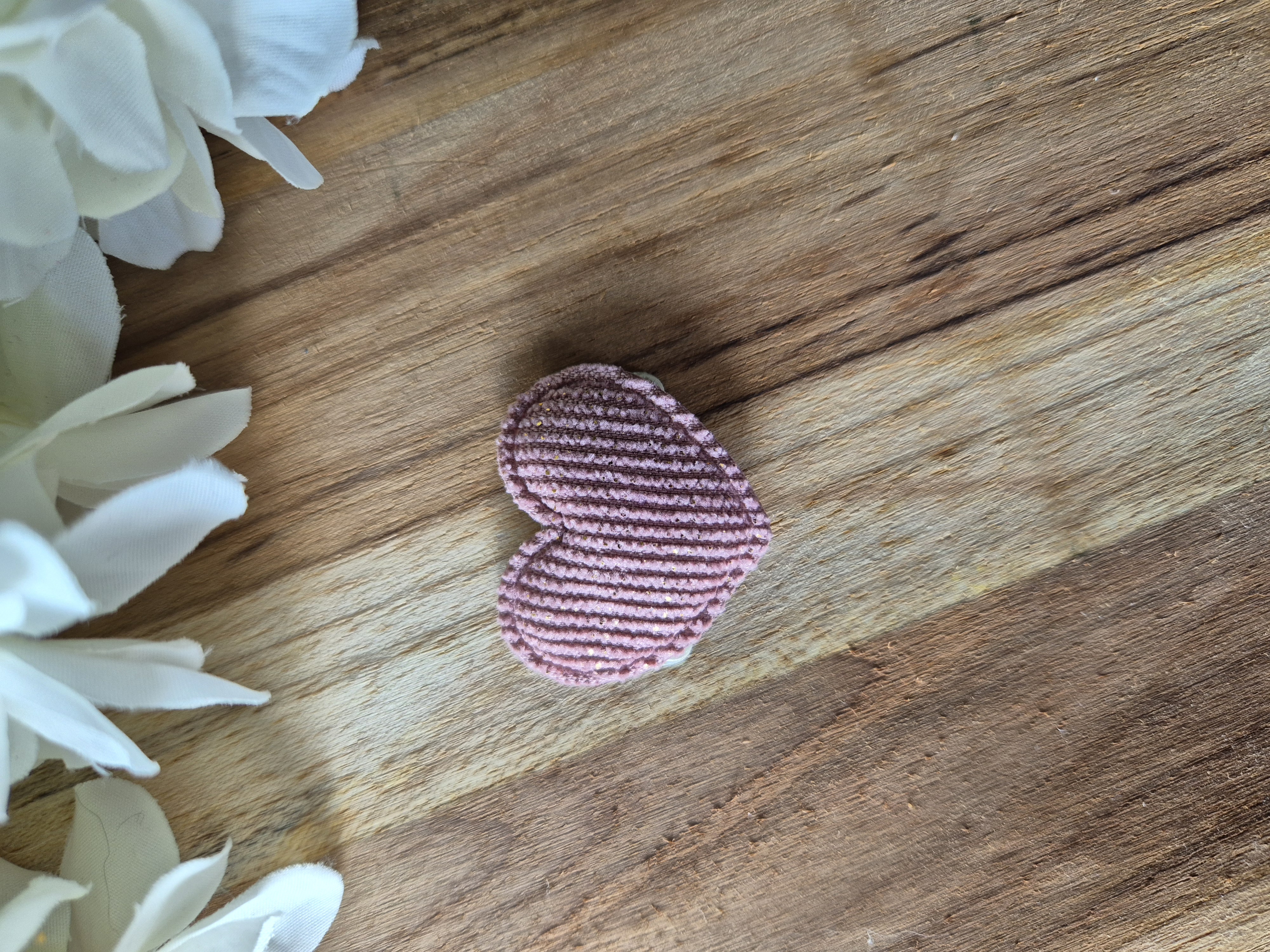 Anti-slip Haarknipje Heart Roze