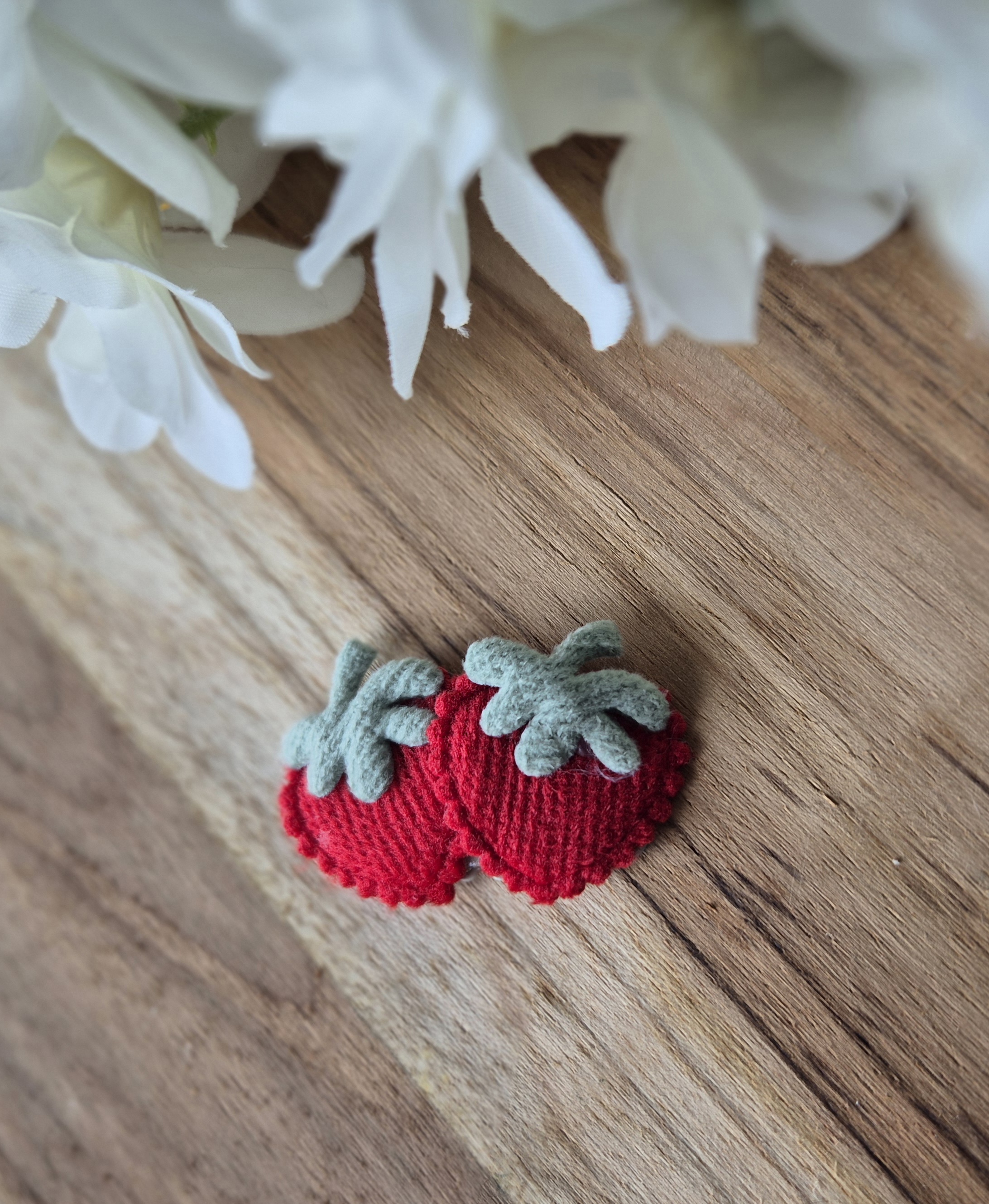 Anti-slip haarknipje Strawberry Rood