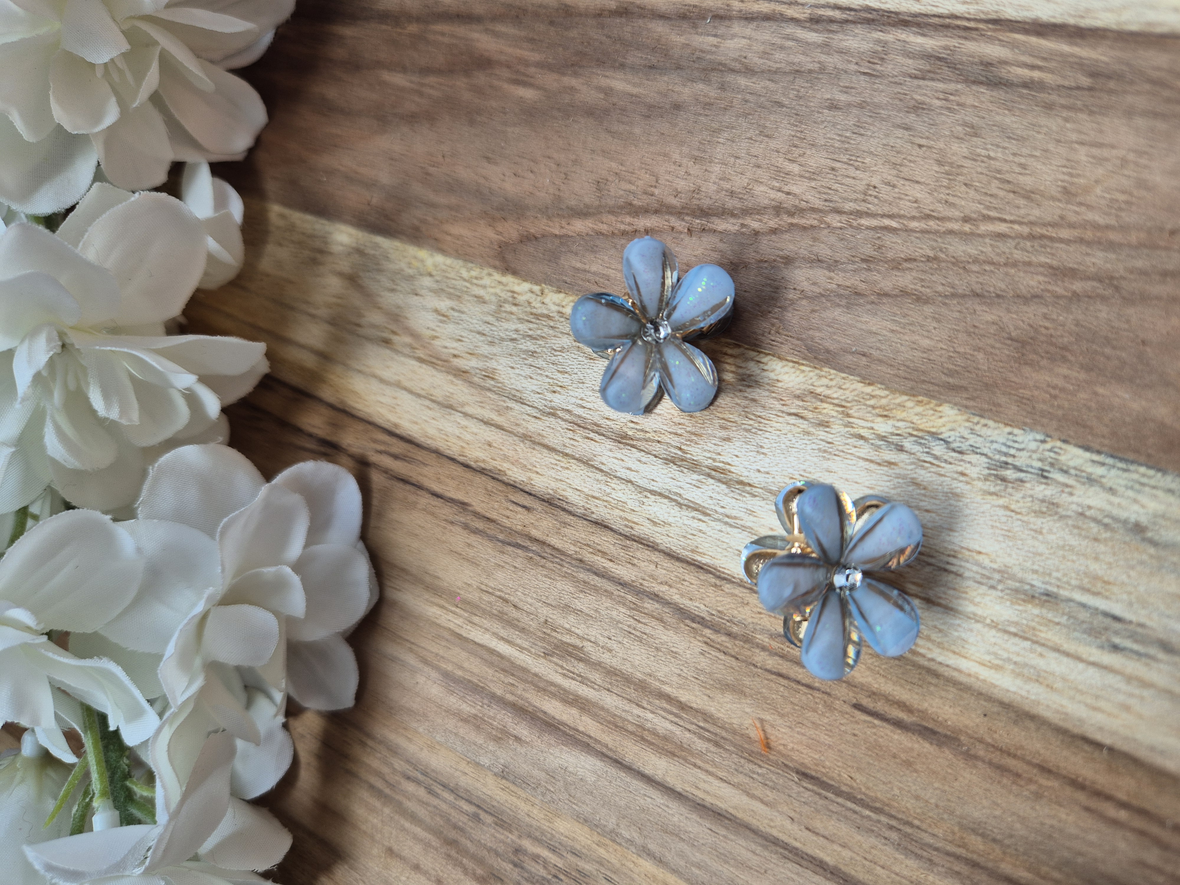 Bloemenklemmetjes Blauw