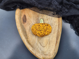 Halloween haarclip Pompoen