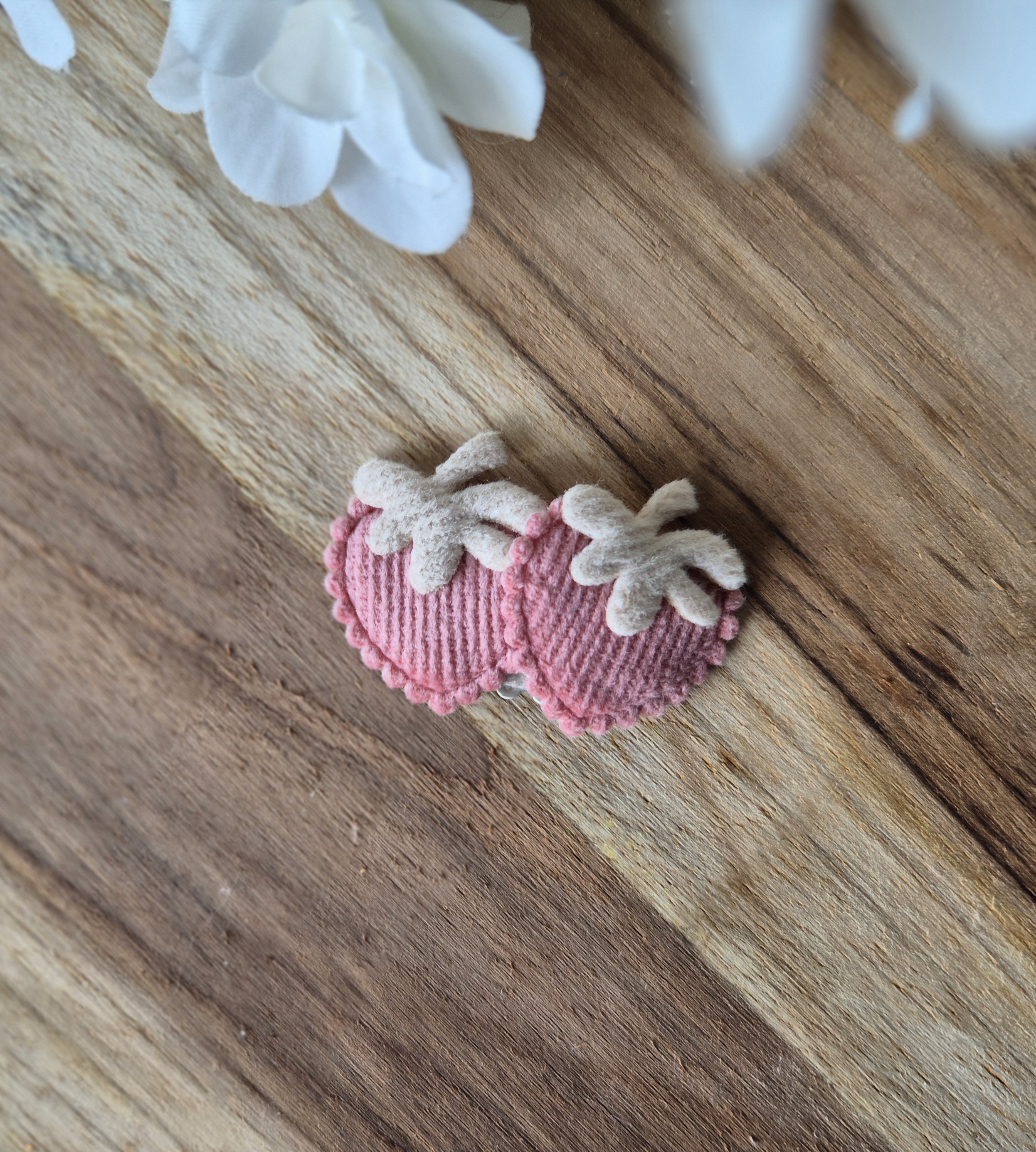 Anti-slip Haarknipje Strawberry Roze