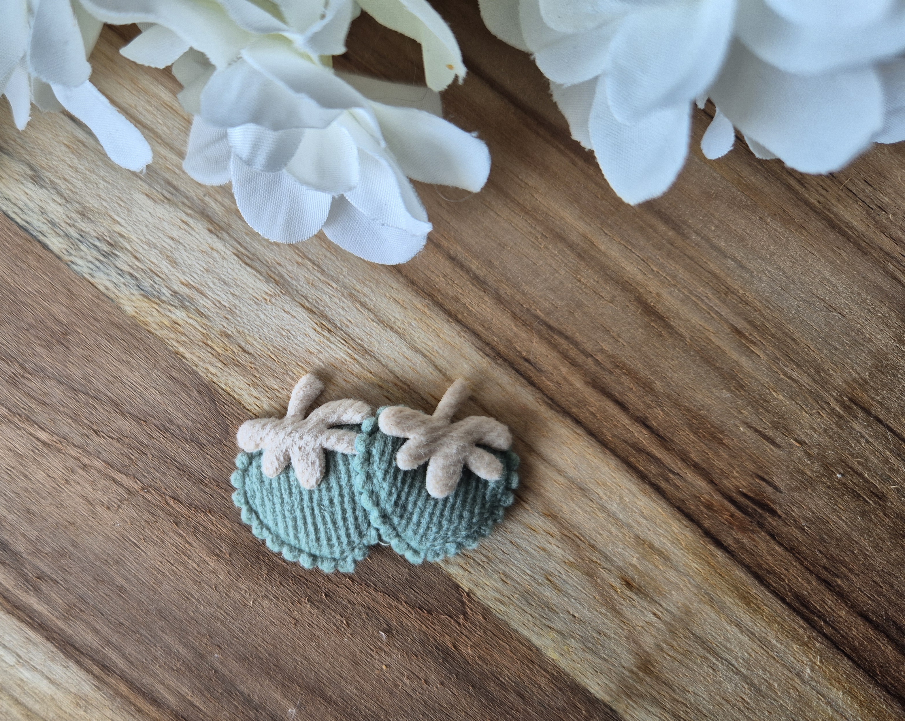 Anti-slip Haarknipje Strawberry Groen