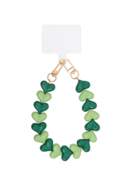 Telefoonkoord Heart Groen