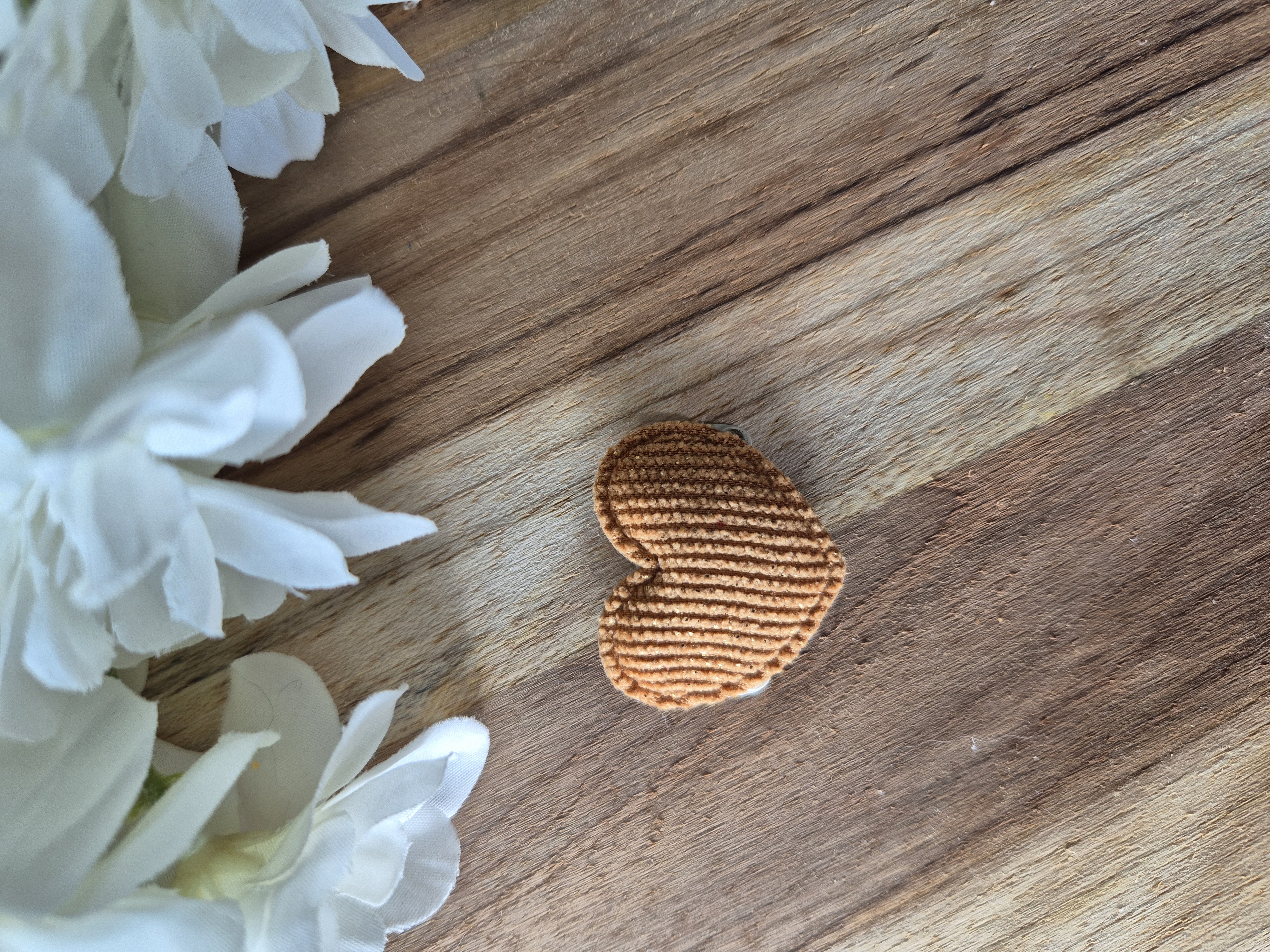 Anti-slip Haarknipje Heart Geel