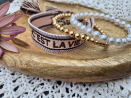 Armbanden set C'est la vie