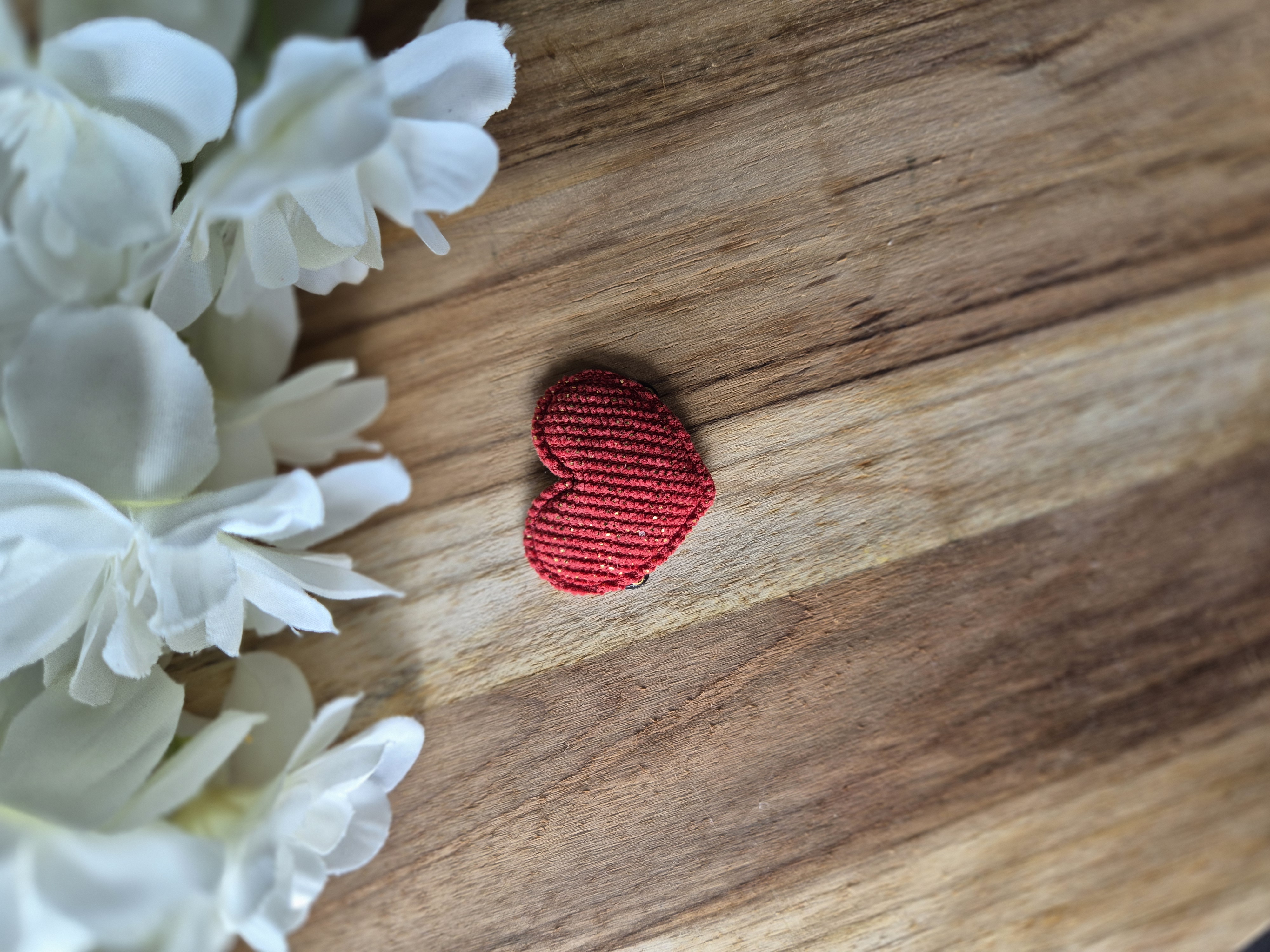 Anti-slip Haarknipje Heart Rood