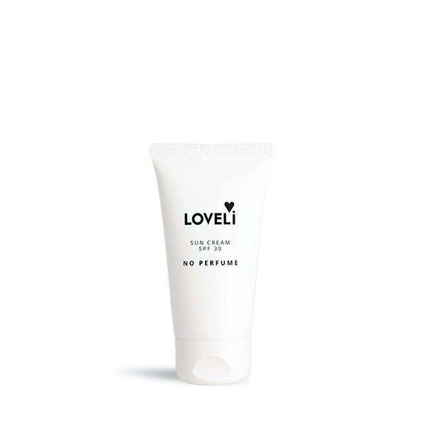 Loveli sun cream no perfume travel size
