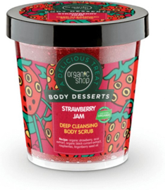 Organic Shop Body Desserts Strawberry Jam  body scrub