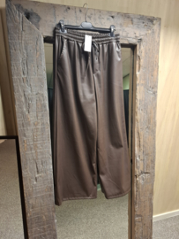 Pu leren wide leg Bien