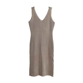 zomer jurk taupe