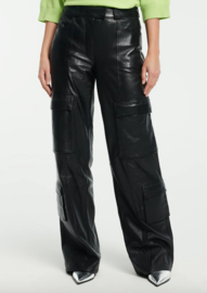 STUDIO AR Gisela Leather Cargo Trousers
