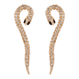 CLUB MANHATTAN Medusa Snake Earrings