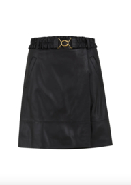 COSTER COPENHAGEN | Leather Skirt With Belt