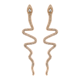 CLUB MANHATTAN Curly Snake Earrings