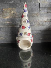 Bunzlau Gnoom 26 cm Fabriek Andy - Bloemen en lieveheersbeestjes