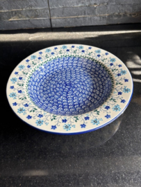 Bunzlau Soepbord met brede rand 014