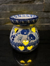 Bunzlau Waxine lichtje /Geurbrander 9 cm D7 2900