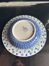 Bunzlau Soepbord met brede rand 014
