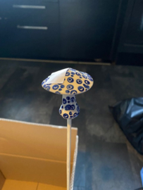 Bunzlau Paddenstoel op stok middel