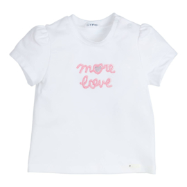 Gymp - T-shirt Aerobic More Love - White