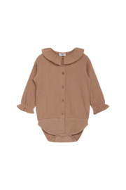 Hust and Claire - Shirt bodysuit Bernadette - Café Rose