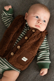 B.E.S.S. - Gilet teddy - Walnut