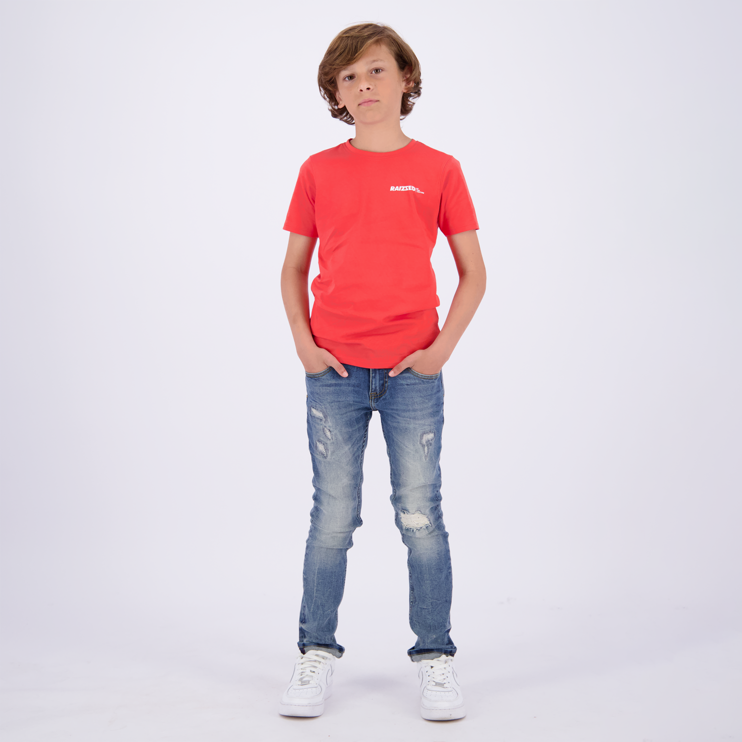 Raizzed - T-shirt Sparks - Peach red