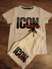 Boomkids - Icon - Set Original met short - wit