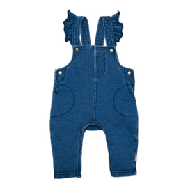 BESS - Salopette Denim Ruffles meisjes - Stone Wash