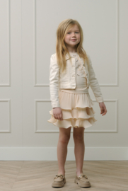 Le Chic - Plisée rok TESRA - Pearled Ivory