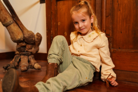Koko Noko - Corduroy broek loose fit - zachtgroen