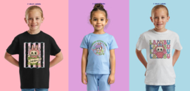 T-shirt Labubu - wit