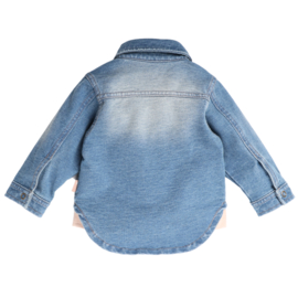 B.E.S.S. - Blouse Denim - Snow Wash