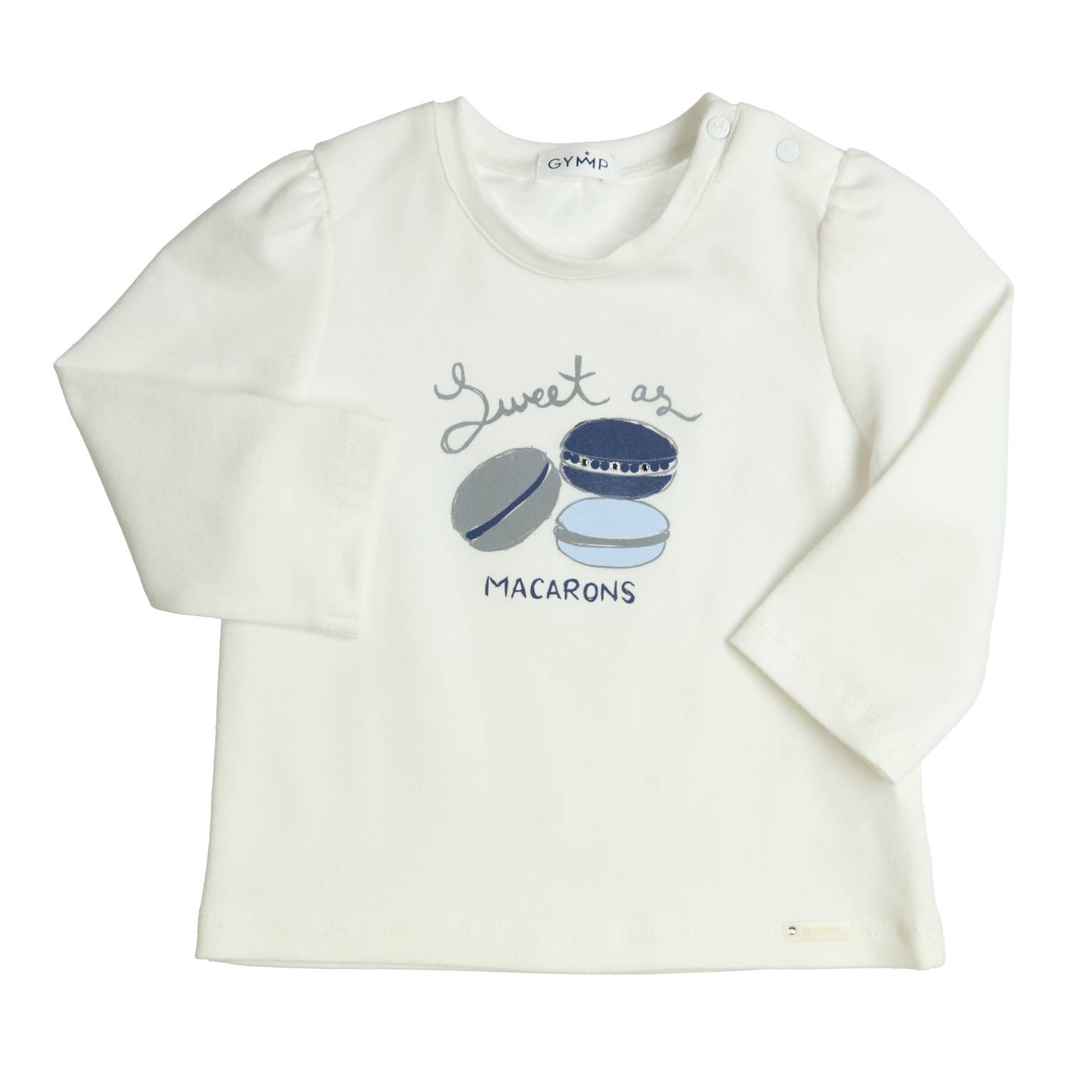 Gymp - Longsleeve Aerodoux Sweet As Macarons - Wit/blauw