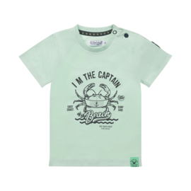 Dirkje - T-shirt R-SURF VIBES - Light green