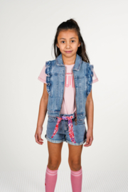 B.Nosy - Denim gilet Gaby - Light Denim