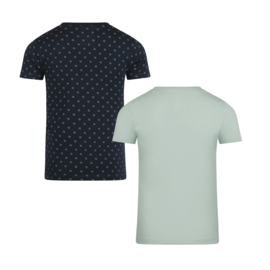 Koko Noko - Set van 2 T-shirts - Light aqua